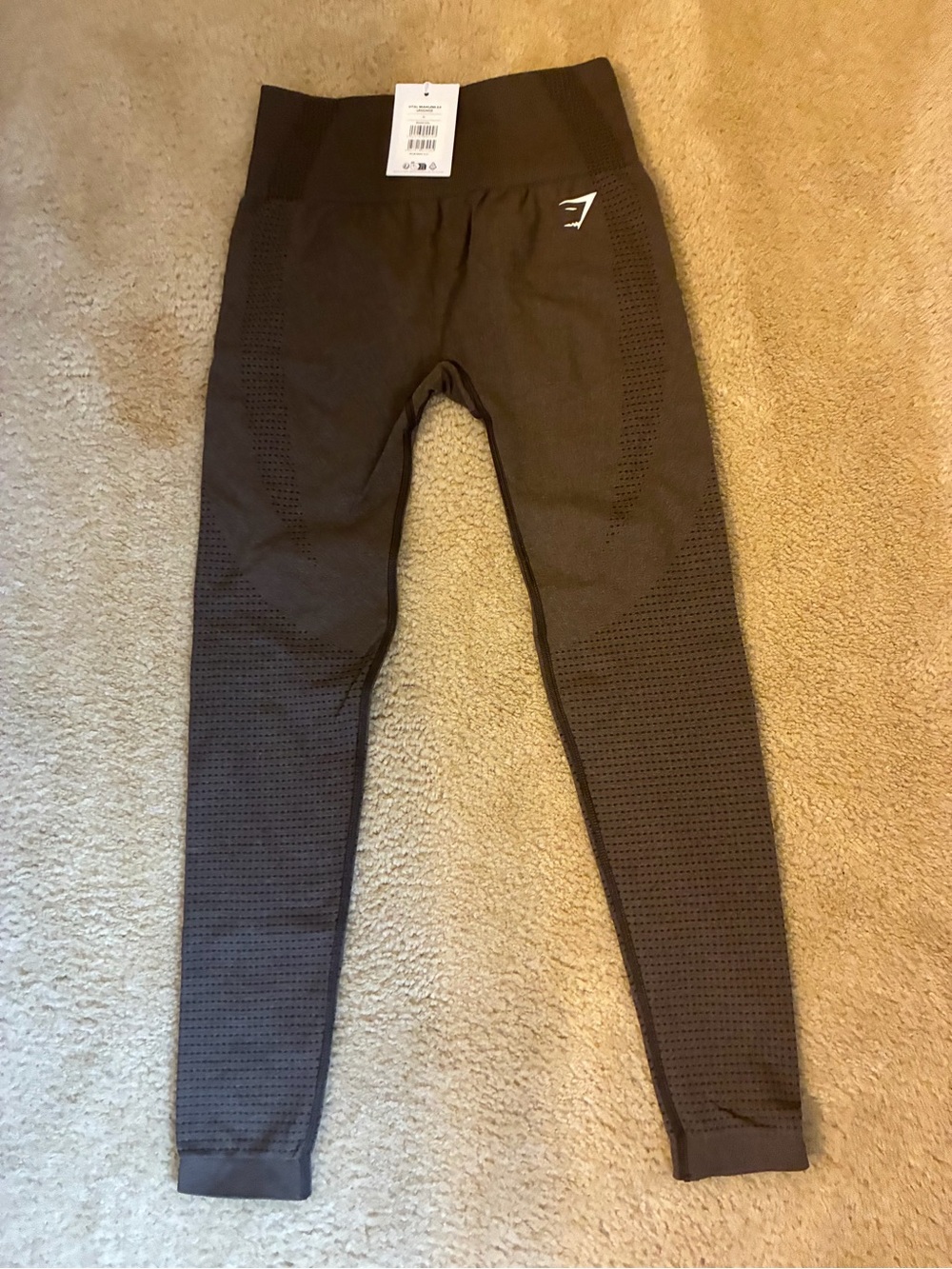 Gymshark women’s Seamless High-Waist Leggings - Brown - NWT